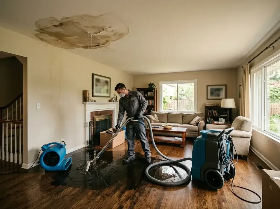 attic-pipe-burst-ceiling-drip-008 — frequently asked questions, Water Damage Restoration & Carpet Care in Sparta, WI